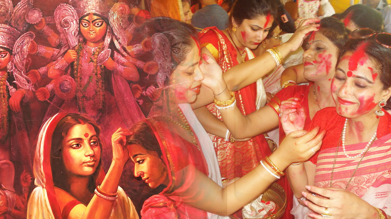 Sindur Khela - Durga Puja 2019 | বিদায়বেলায় সিঁদুর খেলা / Si… | Flickr