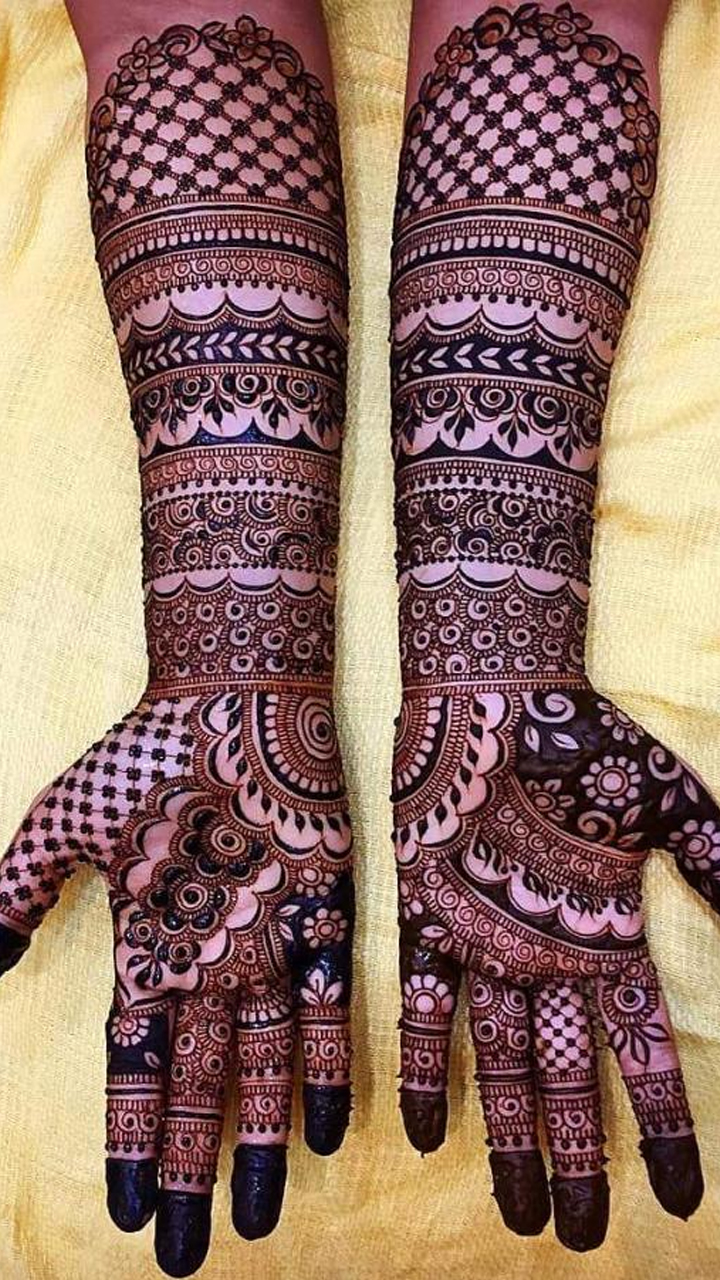 दुल्हन Special सुन्दर और आकर्षक मेहंदी का डिजाइन हाथों के लिए/Full hand Bharwa  mehandi d… | Rajasthani mehndi designs, Stylish mehndi designs, Indian  mehndi designs