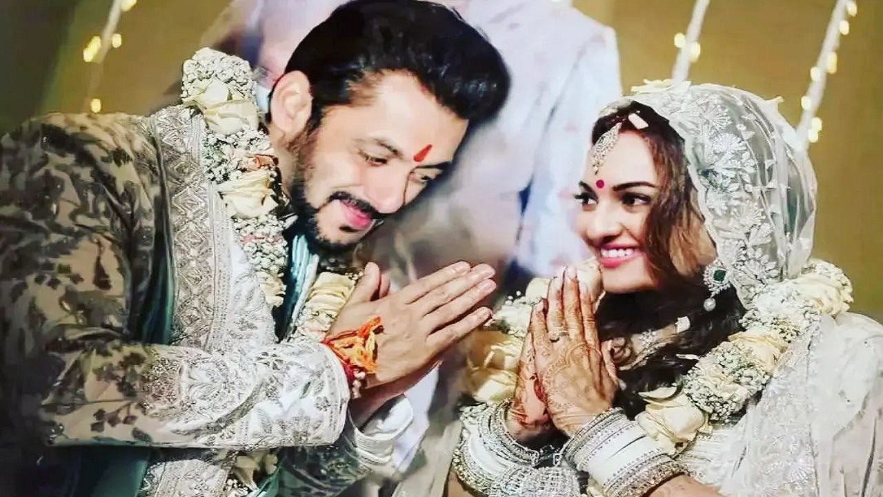 Fact Check: सलमान खान और सोनाक्षी सिन्हा की हुई शादी! जानें इस खबर की सच्चाई : sonakshi sinha and salman khan wedding photo viral with claim that actress got married know the