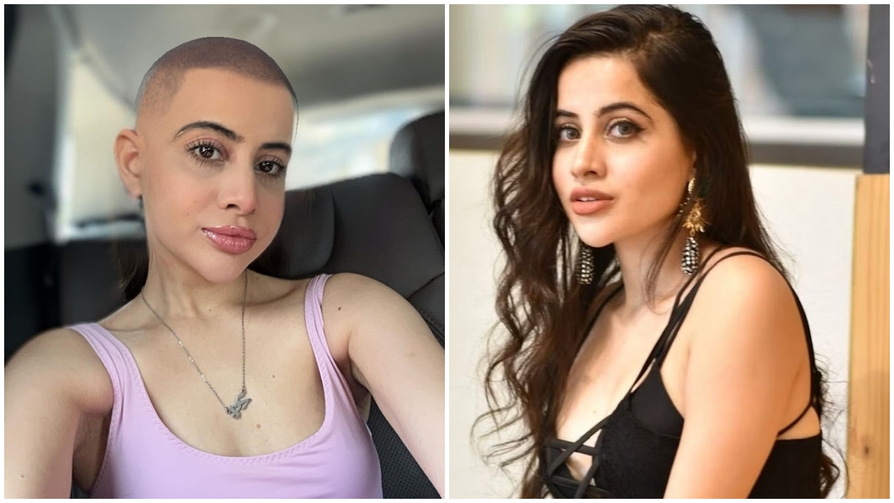 Urfi Javed BALD look viral Actress shaved head Shocked Fans calls her ganji  chudail see reactions - News Nation