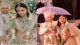 Parineeti Chopda Marriage: परिणीति चोपड़ा और राघव चड्ढा ने छाता लेकर डांस करते हुए की एंट्री, देखें video 