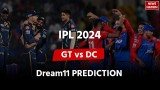 GT vs DC Dream11 Team : गुजरात और दिल्ली के मैच में ये हो सकती है ड्रीम11 टीम, इन्हें चुनें कप्तान