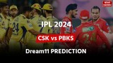 CSK vs PBKS Dream11 Prediction : चेन्नई और पंजाब के मैच में ये हो सकती है ड्रीम11 टीम, इन्हें चुने कप्तान