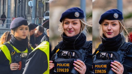 viral cute woman police video