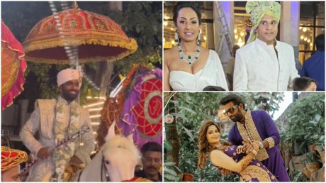  Arti Singh Wedding: दुल्हन आरती को लेने बारात लेकर निकले दीपक...रॉयल अवतार में दिखे कृष्णा-कश्मीरा