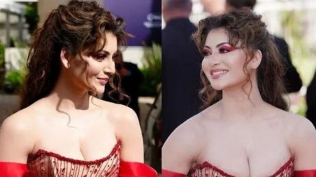 Cannes 2024: रेड कार्पेट पर स्ट्रैपलेस रेड शिमरी ड्रेस में उर्वशी रौतेला ने ढाया कहर, फैंस को पसंद नहीं आया एक्ट्रेस का लुक 