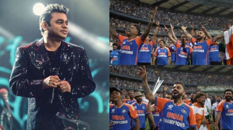 विराट कोहली समेत पूरी टीम इंडिया ने गाया वंदे मातरम्, Video देख इमोशनल हुए AR Rahman, बोले- ' जब भी सुनता हूं...'
