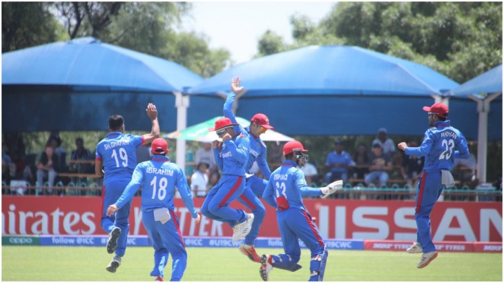 अफगानिस्‍तान क्रिकेट टीम जीत के बाद