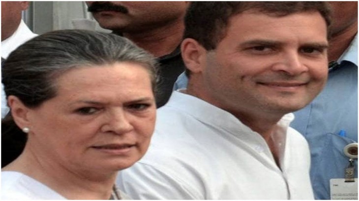 Rahul Gandhi with Sonia Gandhi