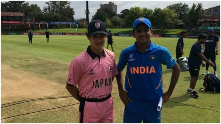 भारत और जापान के कप्‍तान