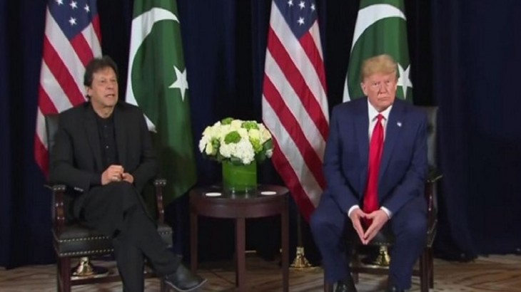 यूएस के राष्ट्रपति डोनाल्ड ट्रंप और पाकिस्तान के पीएम इमरान खान