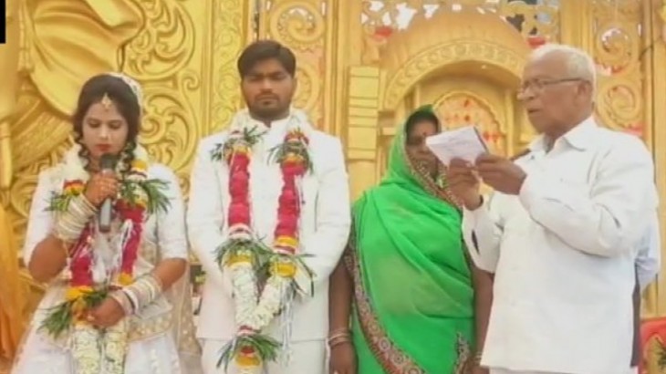 सीहोर में हुई अनोखी शादी।