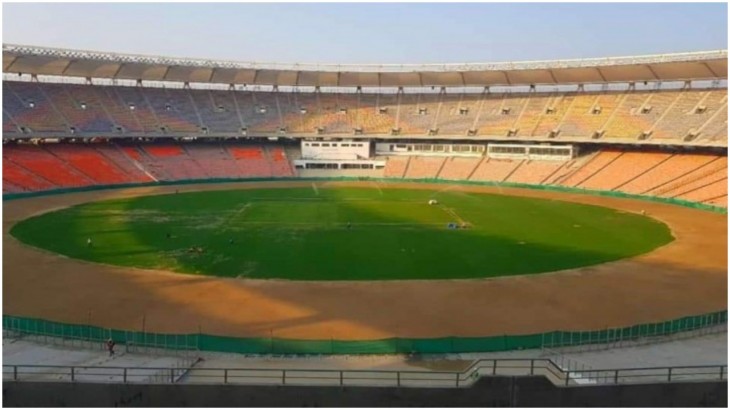 गुजरात के अहमदाबाद में मोटेरा स्‍टेडियम