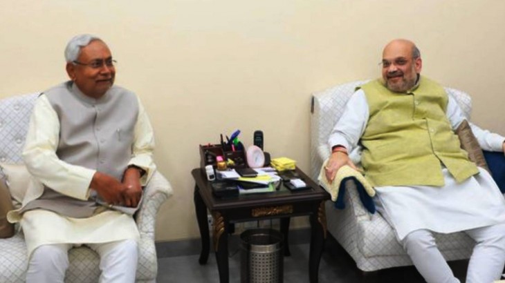Nitish Kumar meet Amit Shah