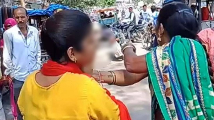 mother beaten Daughter