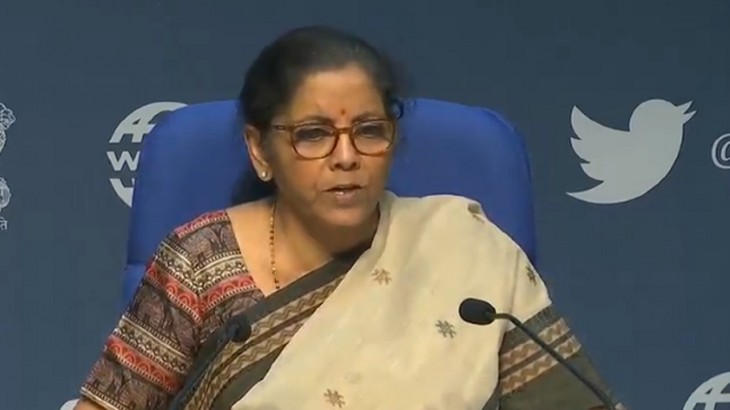 Finance Minister Nirmala sitaraman
