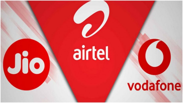 Reliance Jio-Airtel-Vodafone