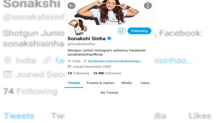 Sonakshi Twitter