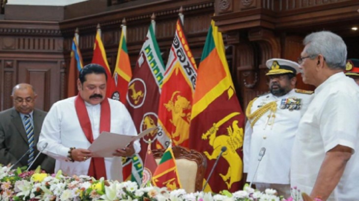 Mahinda Rajapaksa Srilankan President