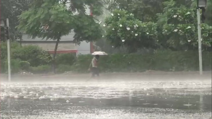 heavy rain in India