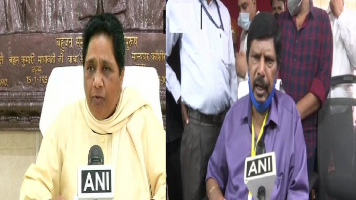 Mayawati and  Ramdas Athawale