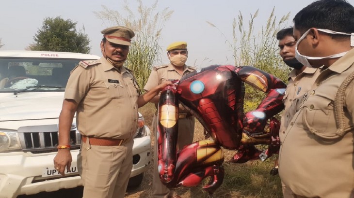 Greater Noida Iron Man balloon