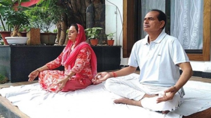 Shivraj Singh Chauhan Yoga