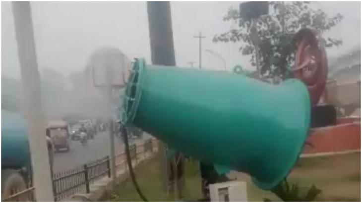 Anti smog guns installed in Sector 6