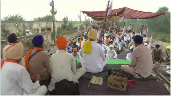 Indian Railway-Punjab Farmer Protest
