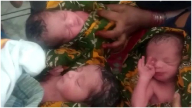 Woman gives birth to 3 children in single day in Khagoran