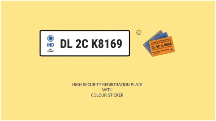 High Security Registration Plates HSRP 2