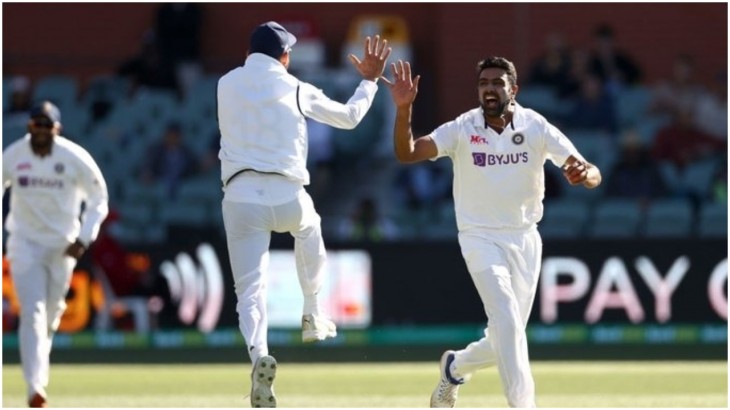 Adelaide Test Ashwin picks three in 2nd session  Australia in trouble