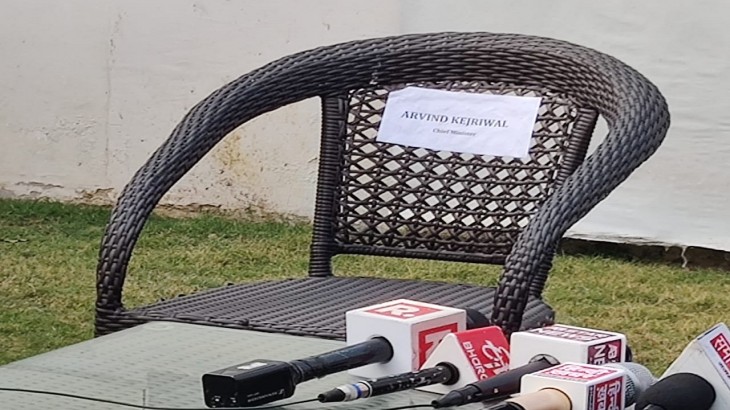 Arvind Kejriwal Vacant Chair