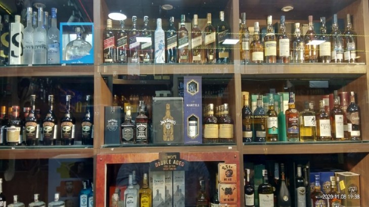liquor recovered from a house in Bihar
