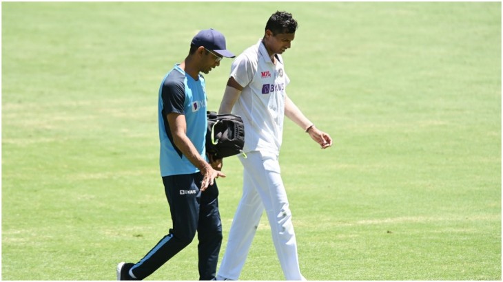 navdeep Saini injures groin  currently being monitored by BCCI medical team