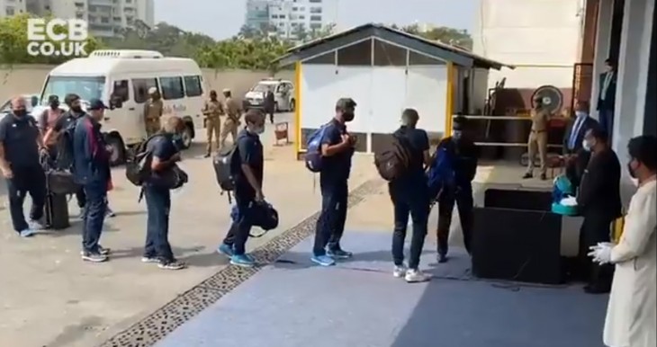 joe Root led England team arrives in Chennai ahead of Test series