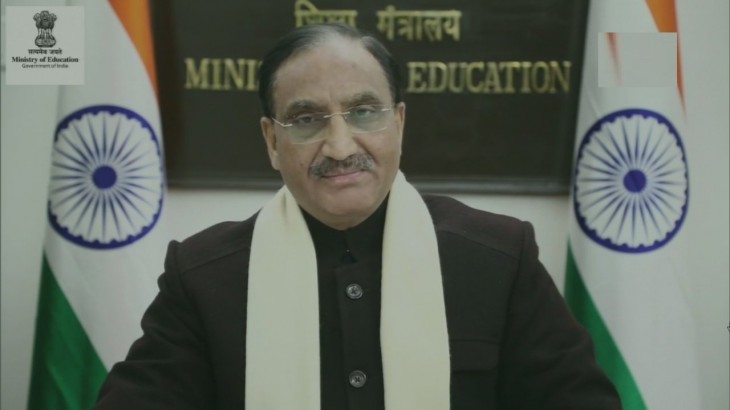 Union Education Minister Ramesh Pokhriyal  Nishank
