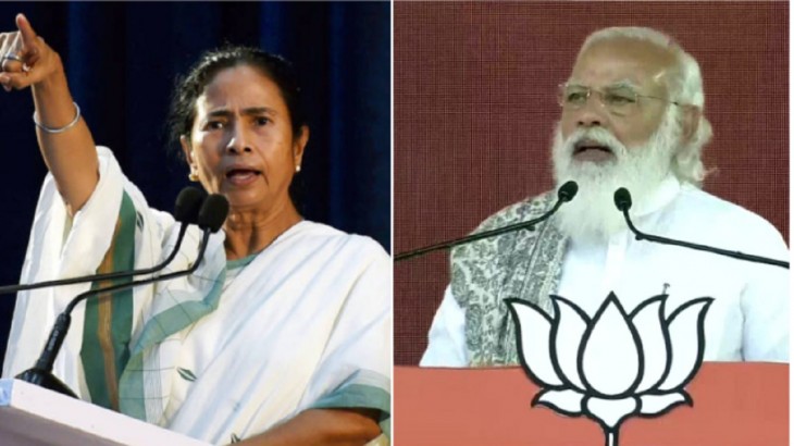 PM Narendra Modi said Didi gets angry at Bharat Mata Ki Jai slogan
