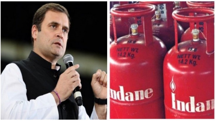 Rahul Gandhi-LPG Cylinder