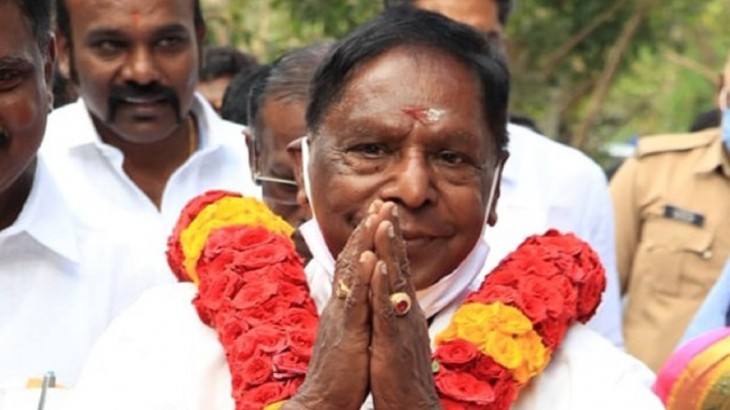 पुडुचेरी के पूर्व मुख्यमंत्री वी. नारायणसामी का राजनीतिक सफर