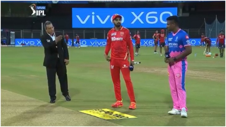 Rajasthan Royals win toss  elect to field against Punjab Kings