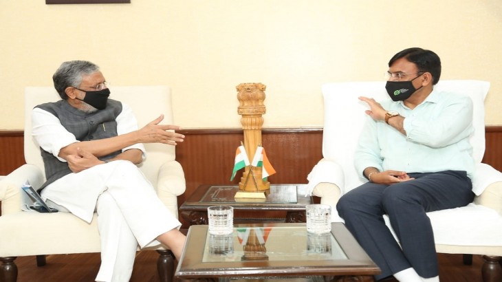 Sushil Modi meets Union Minister