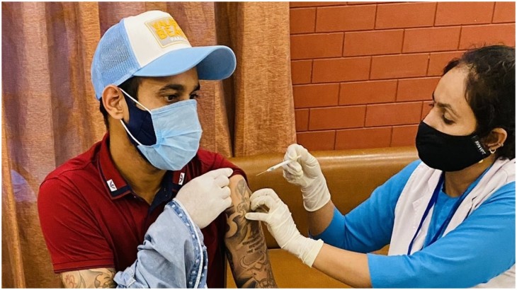 deepak Chahar Siddharth Kaul get first dose of Covid 19 vaccine