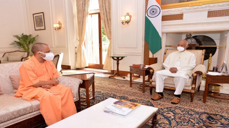 CM Yogi Adityanath meeting with the President1
