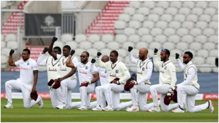 Windies mull adding video collage  message to anti racism gesture