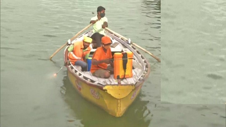 Water level of river Ganga increased in Varanasi