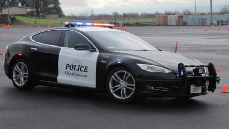 Tesla Police Car