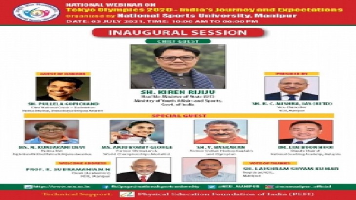 National webinar on India journey and hopes in Tokyo Olympics