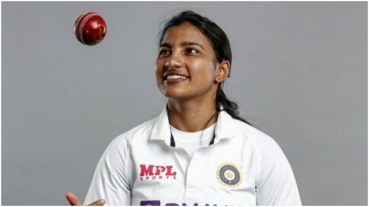 Sneh rana marks Test debut in style  fulfills late father s dream