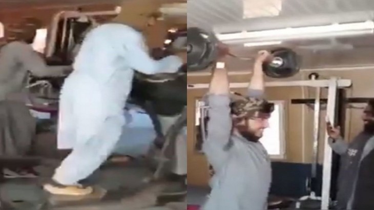 taliban gym workout video viral 1629187850